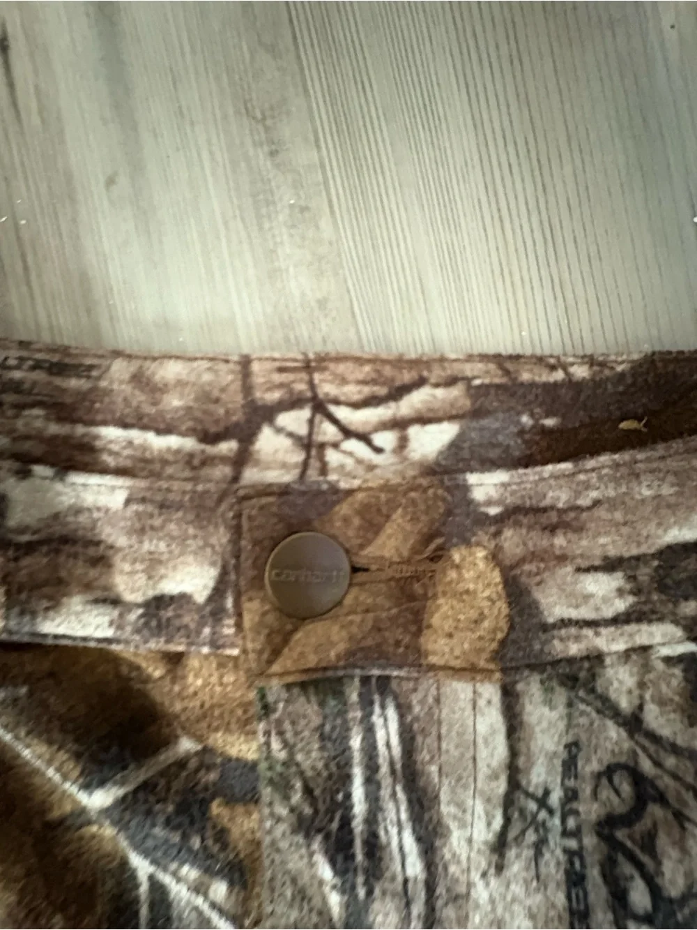 Carhartt Youth size 12 Camouflage Pants in Brown, Tan and Green - Picture 2 of 5